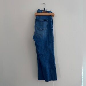 calvin klein high rise straight jeans